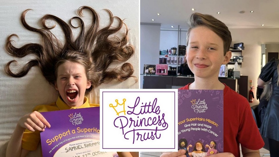 Samuel Shrimpton Charity Haircut for Little Princess trust
