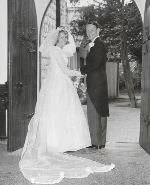 Wedding photo of Roger and Jean Parham