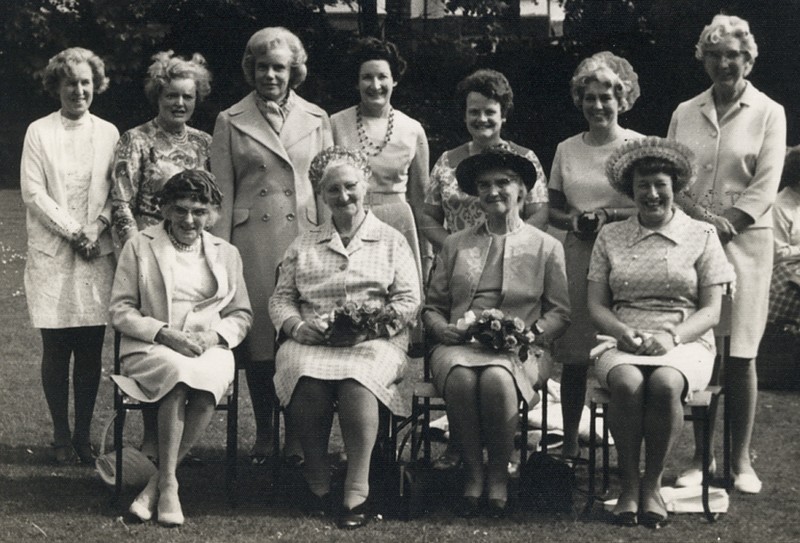 Photo of the various leaders of Women's Own taken at the 25th Anniversary 