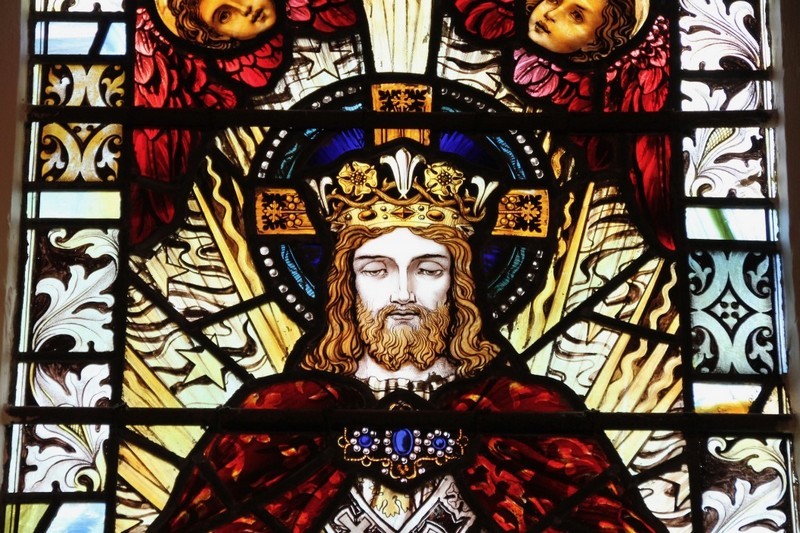 Close-up of Jesus the Risen Saviour