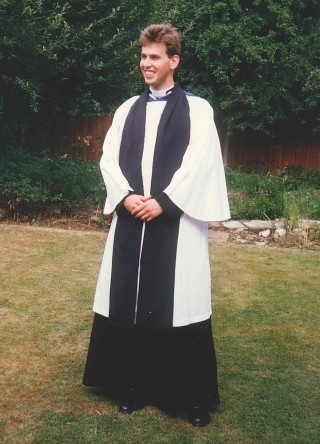 Photo of Nigel Genders in full robes